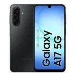 Samsung Galaxy A17 5G mobile phone with triple camera setup and sleek design.