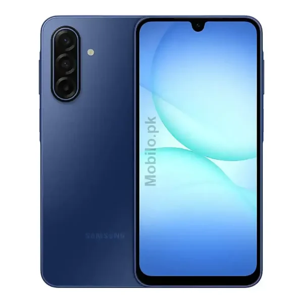 Samsung Galaxy A17 - Affordable Smartphone in Pakistan Samsung Galaxy A17 with triple camera setup and large display in Pakistan.