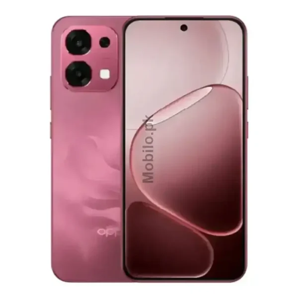 OPPO A6 Pro 4G pink smartphone with dual cameras and sleek design.
