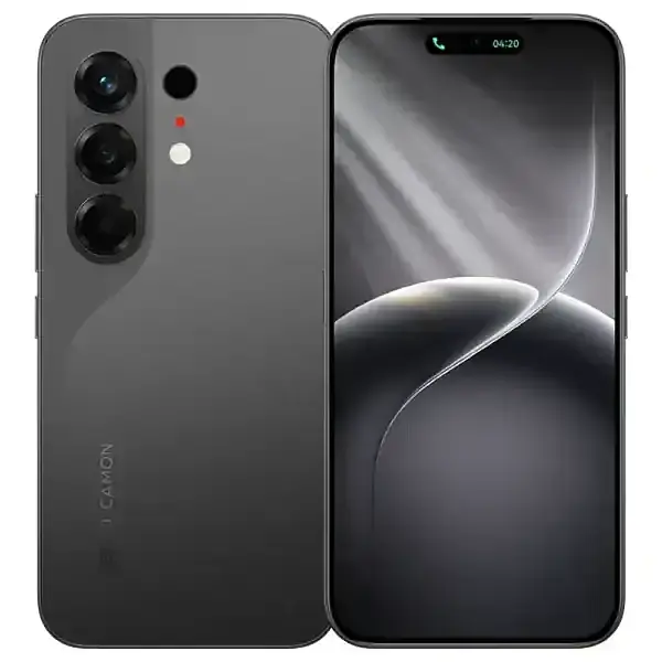 Smart Tecno Camon 50 with triple camera setup and sleek design.