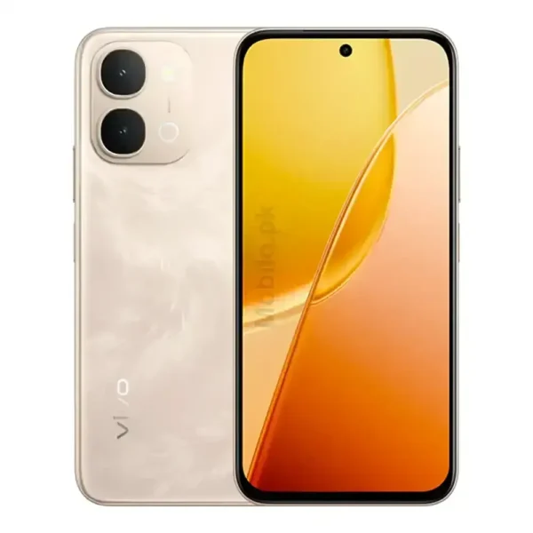 Vivo Y31d 8GB smartphone with dual cameras and sleek design in white.